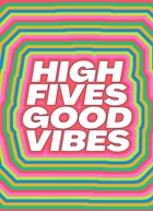 Beterschap kaart high fives good vibes